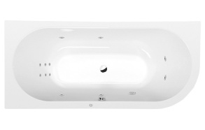 VIVA L HYDRO hydromassage Bath tub, 175x80x47 cm, white