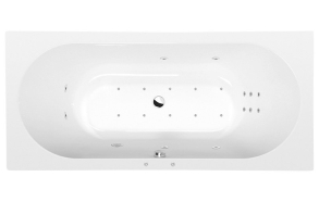 VIVA B HYDRO-AIR hydromassage Bath tub, 185x80x47 cm, white