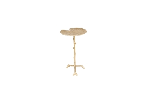 Side Table Lily Single Gold