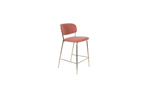 Counter Stool Jolien Gold/Pink