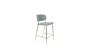 Counter Stool Jolien Gold/Light Green