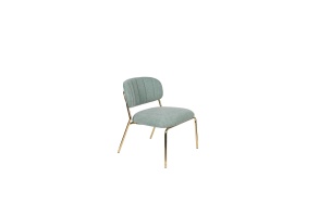 Lounge Chair Jolien Gold/Light Green