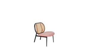 Lounge Chair Spike Natural/Pink