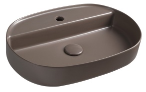 valamu töötasapinnale Infinity Oval 60x40 cm, taupe