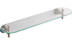 DIAMOND Glass Shelf, bronze