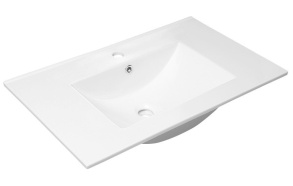 SLIM Vanity Unit Ceramic Washbasin 76,5x18x46cm