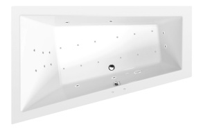 massaaživann  TRIANGL L  180x120x50cm,  Attraction Hydro-Air,  kroom