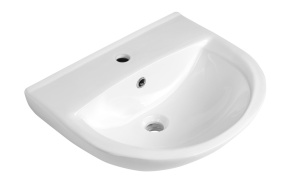 SPIRAL ceramic washbasin 50x42cm, white