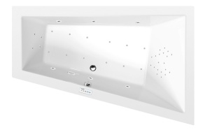 massaaživann  TRIANGL R  180x120x50cm,  Highline Hydro-Air,  kroom