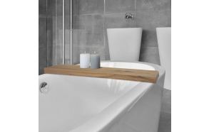 Oak bath shelf Rustic, 80x20x5 cm