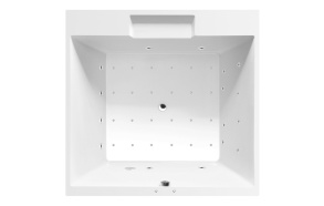 massaaživann  CAME  175x175x50cm,  Active Hydro-Air,  kroom