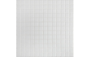 LISA plato glass mosaic 2,5x2,5cm, white