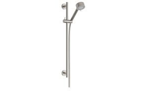 Cadans luxury shower set, brushed steel