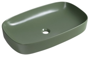 valamu töötasapinnale MATTEO 65x40cm,  green matt