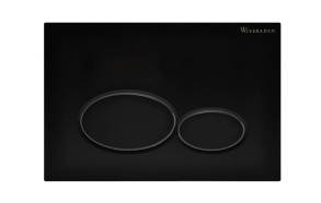 Wiesbaden flush plate, mat black