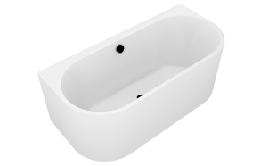 ASTRA DR MONOLITH Asymmetric Bath 160x75x60cm, White