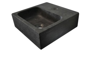 natural stone basin 30x30x10 cm