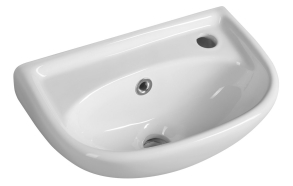 Ceramic washbasin 40x25 cm, white