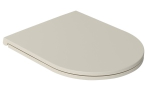 INFINITY Slim Toilet Seat, Easy Take, Soft Close, Ivory