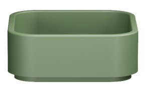 HAKO counter top ceramic washbasin 40x40cm, verde matt