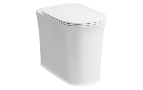 põrandapealne wc pott New Yorker seinasisese loputuskastiga ühendamiseks, valge