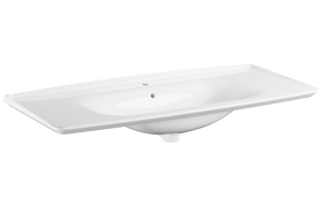 THE NEW YORKER ceramic washbasin 120x53cm, white