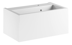 valamu Kanaal 80x46.5 cm, valge