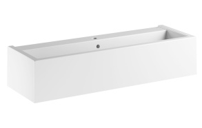 valamu Kanaal 120x46.5 cm, valge