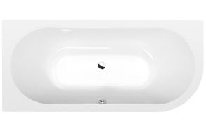 asümmeetriline vann Viva L 175x80x47 cm, valge