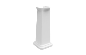 CLASSIC ceramic pedestal for washbasin 66x27cm, white ExtraGlaze