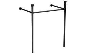 valamukonsool jalgadega New Yorker 80 cm, matt must