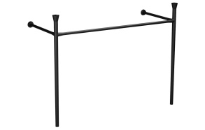 valamukonsool jalgadega New Yorker 120 cm, matt must