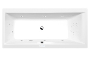 massaaživann  CLEO  160x75x48cm,  Highline Hydro,  kroom