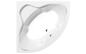 SIMONA Corner Bath 150x150x44cm, White