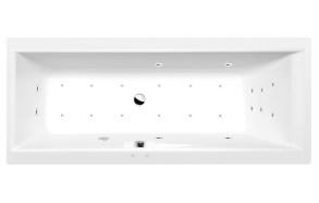 massaaživann  CLEO  170x75x48cm,  Attraction Hydro-Air,  kroom