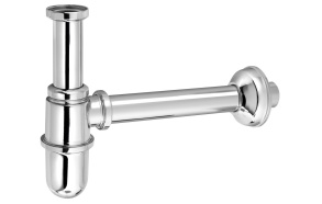 RETRO Washbasin Siphon 5/4" dia 32mm, chrome