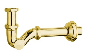 Bidet Siphon 5/4" dia 32mm, gold