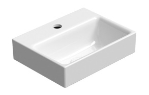 NUBES ceramic washbasin 36x28cm, white ExtraGlaze