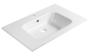 kivimassist valamu ARECA 81x51, 5cm,  valge