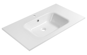 kivimassist valamu ARECA 91x51, 5cm,  valge