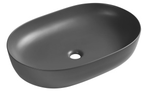 ARDEA countertop ceramic washbasin, 60,5x41,5cm, carina