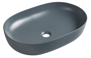 ARDEA countertop ceramic washbasin, 60,5x41,5cm, siena