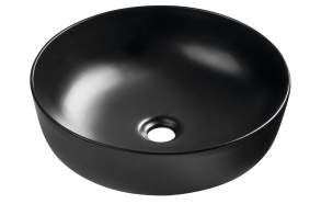 valamu töötasapinnale RONDEA dia. 41cm,  must matt