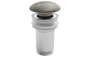 põhjaklapp 5/4", click-clack, ceramic plug, 10-50mm, breccia marmor