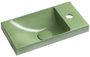 betoonist valamu AGOS 40x22cm,  L/R,  green poolläikiv