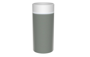 OASIS Freestanding ceramic washbasin ø 40x89cm, Verde