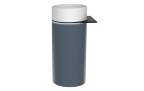 OASIS freestanding ceramic washbasin 40x89x48cm, wall shelf, siena