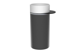 OASIS ceramic freestanding washbasin 40x89x52cm, shelf for space, carina