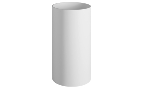 ALTONA Floorstanding Washbasin 43,5x85cm, Cast Marble, white matt