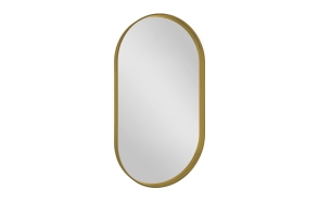 AVONA oval mirror in frame 40x70cm, gold matt